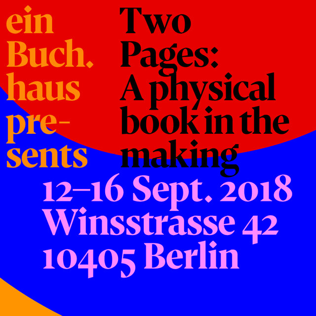 A physical book in the making