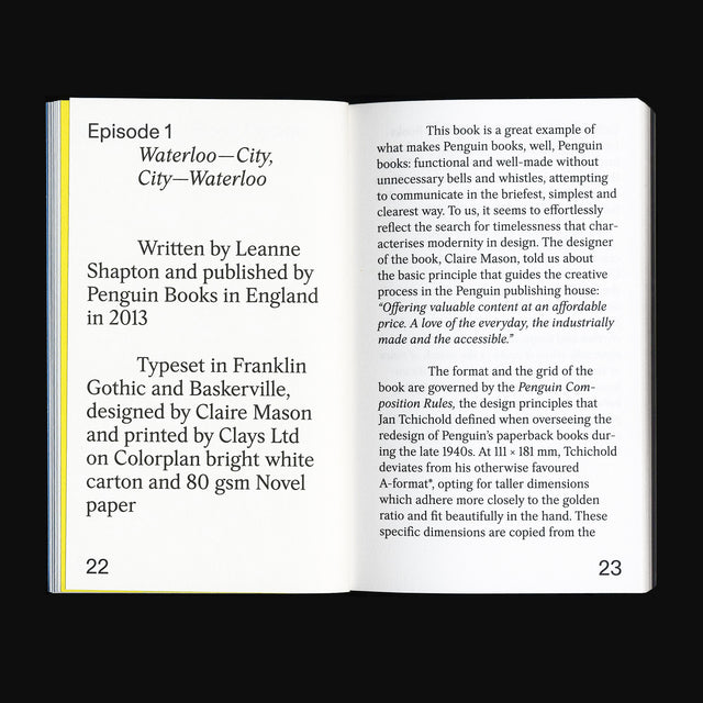 Notes on Book Design