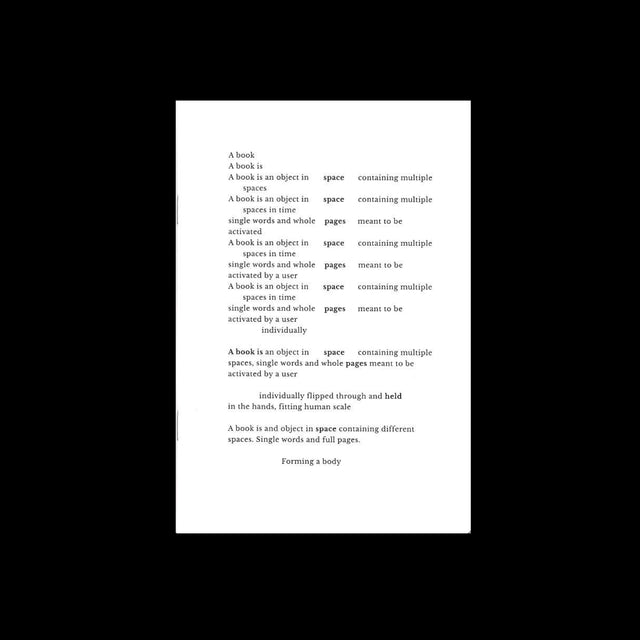 Artist Book Workbook