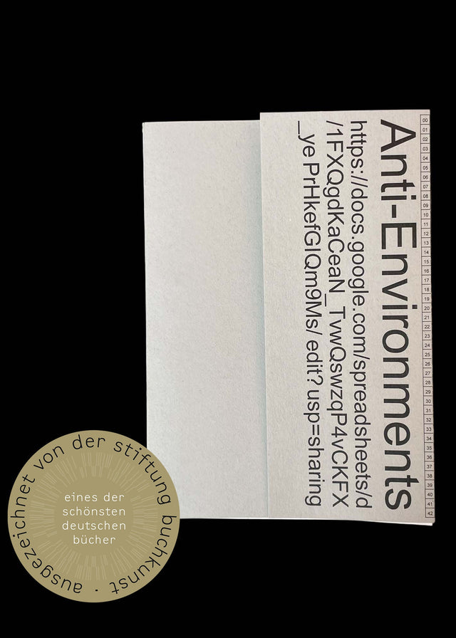 White label with text on a black background