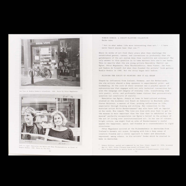 Boekie Woekie - In the Wake of Blind Navigation. Boekie Woekie - Books by Artists