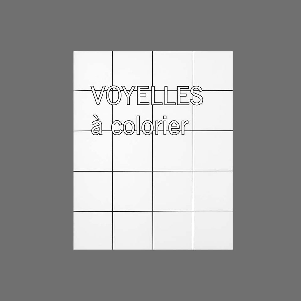 Voyelles à colorier [Vowels to color]