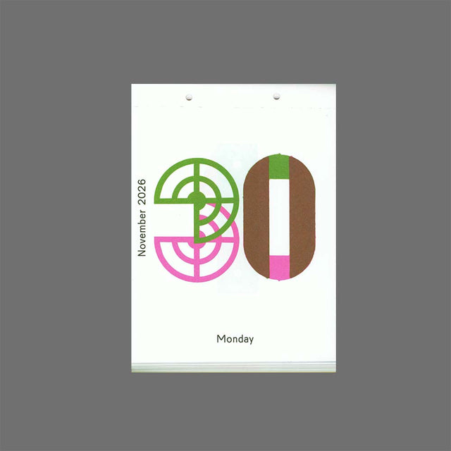 Karel Martens - Calendar 2026 / Every day is a new day