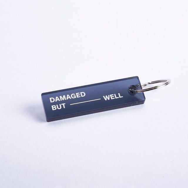 Damaged but well - small keytag