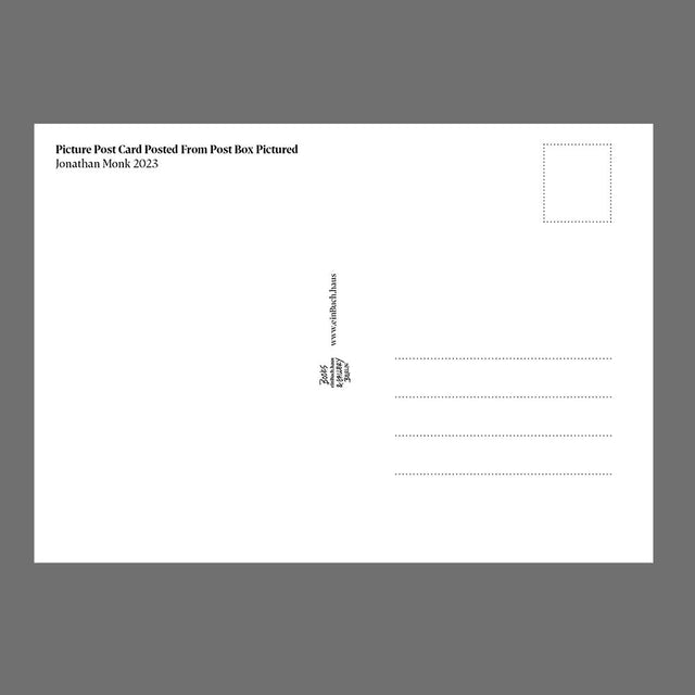 Picture Post Card Posted From Post Box Pictured