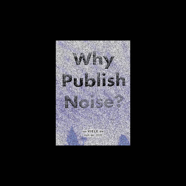 Why publish noise