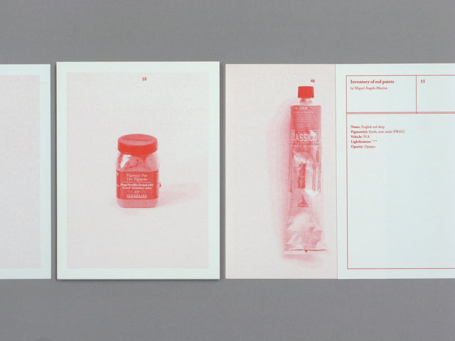 Inventory of red paints