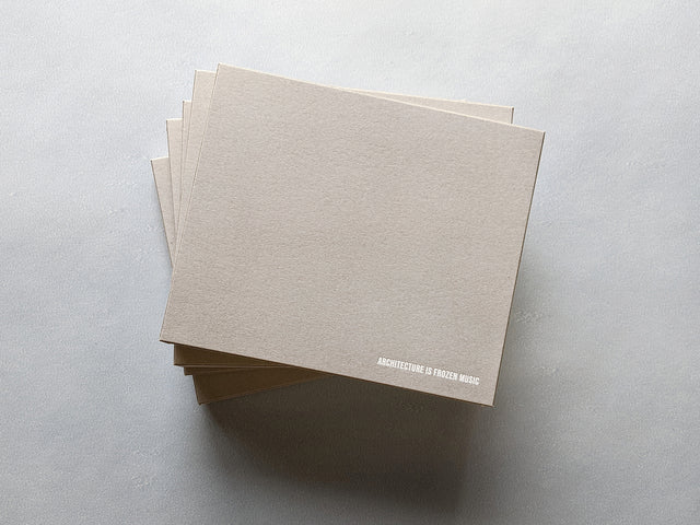 Architecture is frozen music