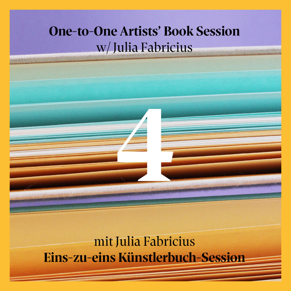 One-to-One Artists' Book Session