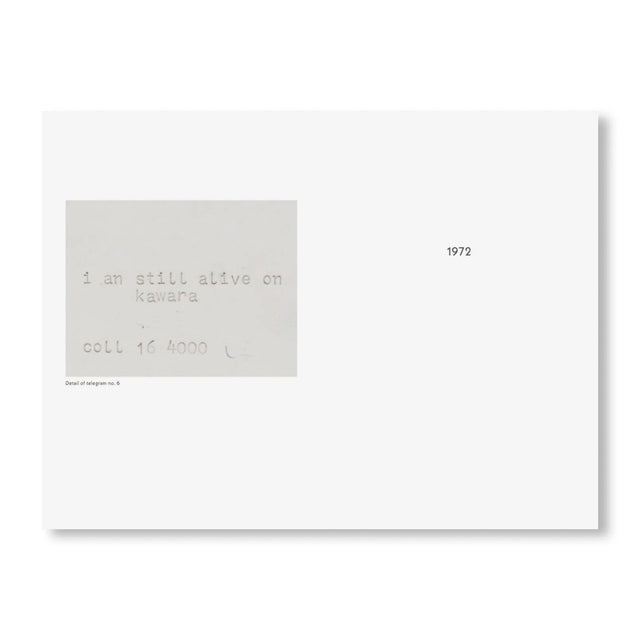 On Kawara I Am Still Alive - Catalogue 252