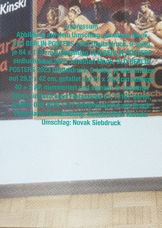 <poster> OLD BERLiN POSTERS