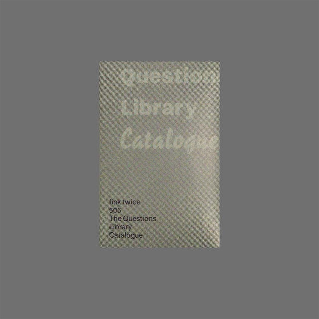 The Questions Library Catalogue