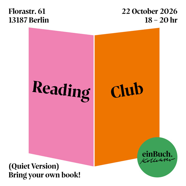 Thurs. October 22, 2026 / Reading Club