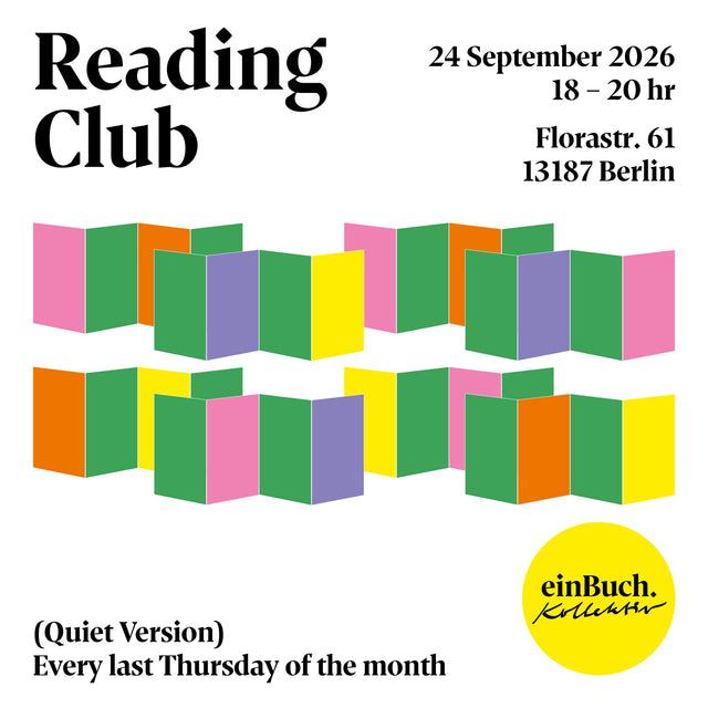Thurs. September 24, 2026 / Reading Club