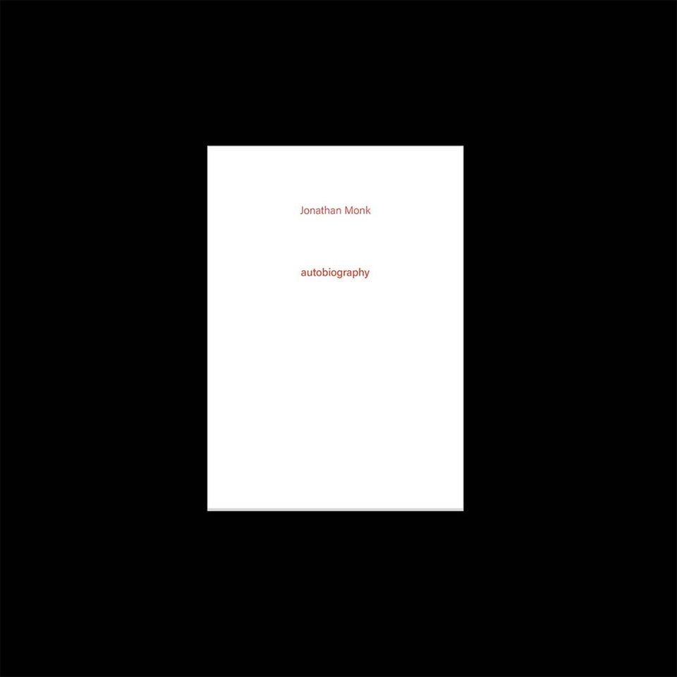 Jonathan Monk / Autobiography n.4