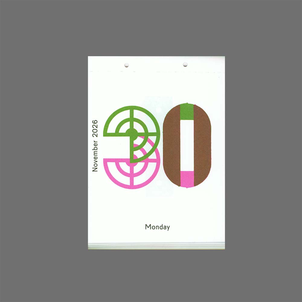 Karel Martens - Calendar 2026 / Every day is a new day – einBuch.haus