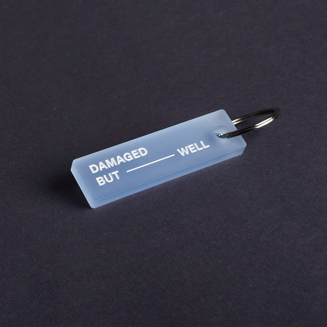 Damaged but well - small keytag