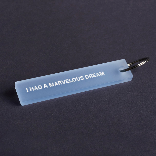 I had a marvelous dream - long keytag