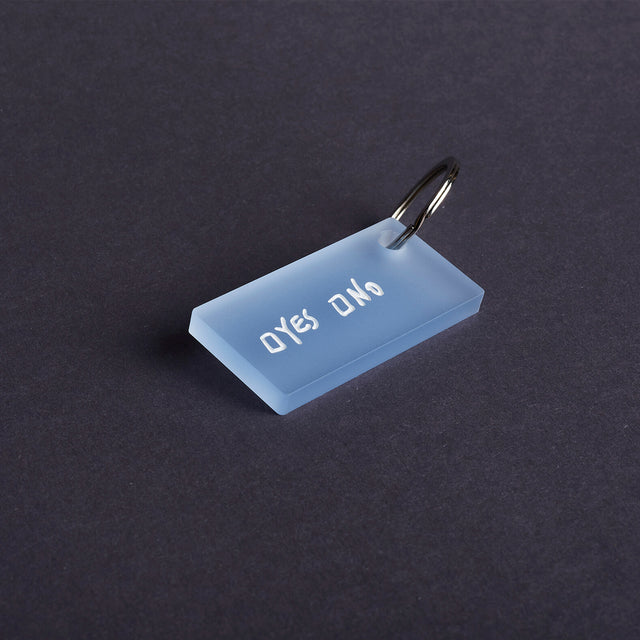Yes No - square keytag