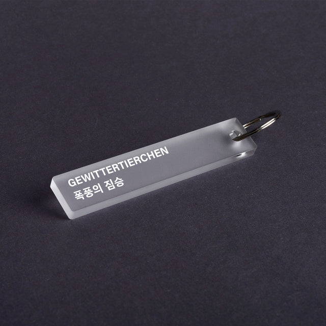 Gewittertierchen - long keytag