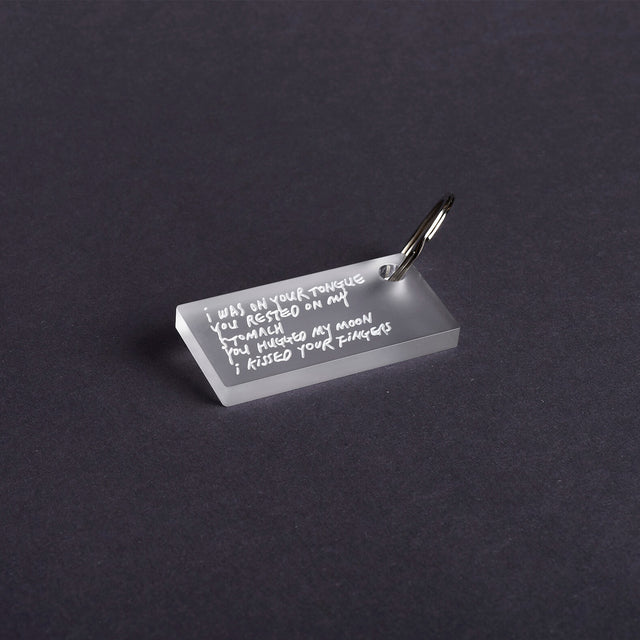Your tongue - square keytag