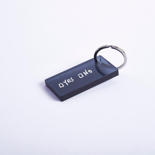 Yes No - square keytag