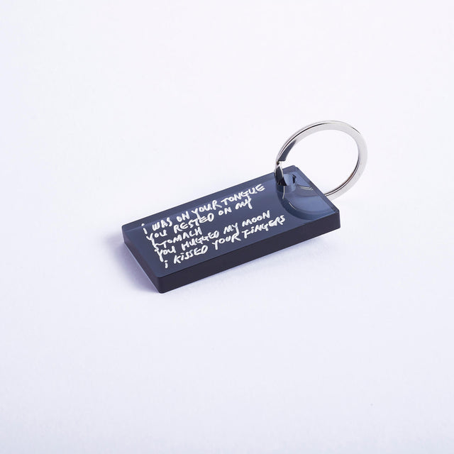 Your tongue - square keytag