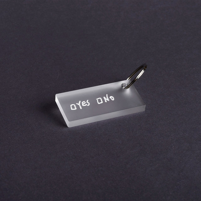 Yes No - square keytag