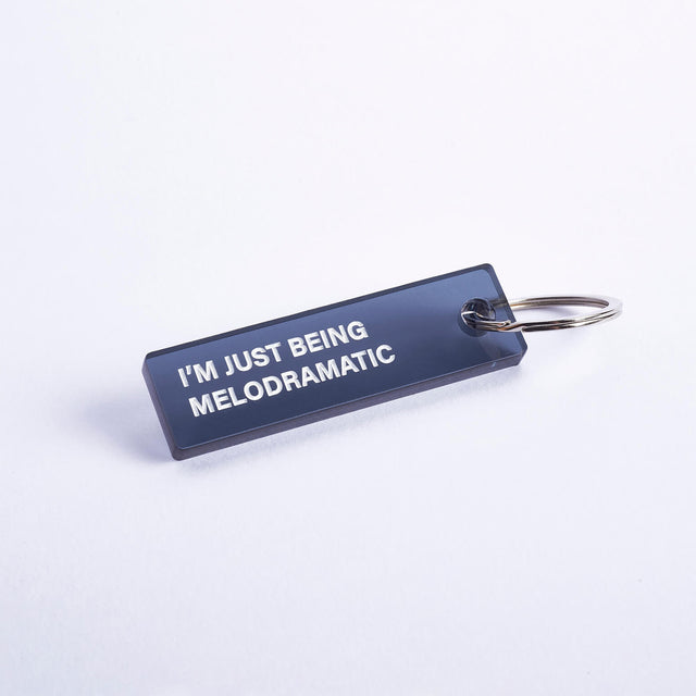 I'm just being melodramatic - small keytag
