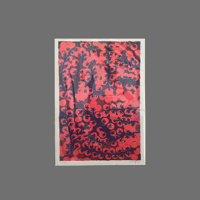 HEIM-WEG-FREMD-WEG print - Tomato