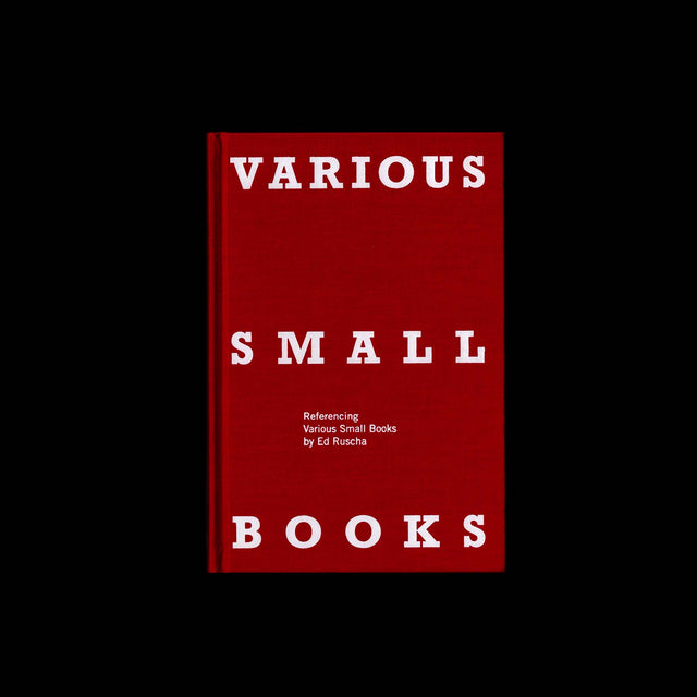 VARIOUS SMALL BOOKS: Referencing Various Small Books by Ed Ruscha