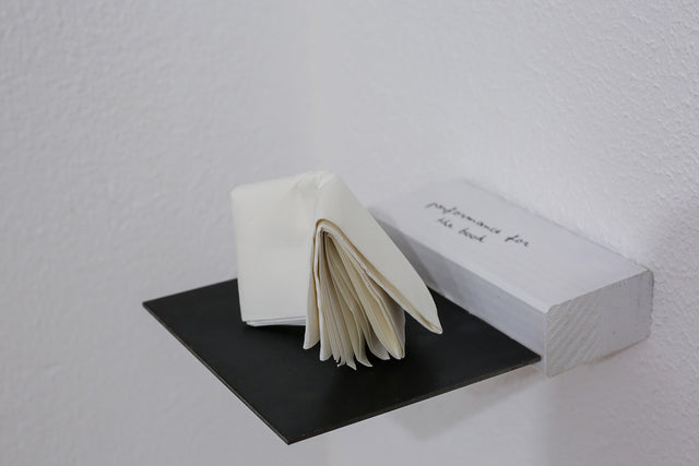 Paper sculptures / Performance for the book, 2021